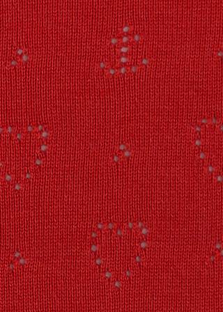 logo cardigan v-neck lang, red heart anchor , Cardigans & leichte Jacken, Rot