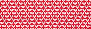 Top Tiny Sixties Crew, sweet red hearts, Shirts, Red