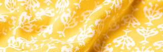 Sweatshirt Boxy Bee, vintage yellow flower tapestry, Pullover & Sweatshirts, Gelb