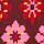 Baumwollsocken Sensational  Steps, walking on flowers, Socken, Rot