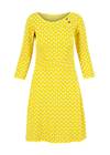 Sommerkleid Mod a Hula Button, vintage yellow flower tapestry, Kleider, Gelb