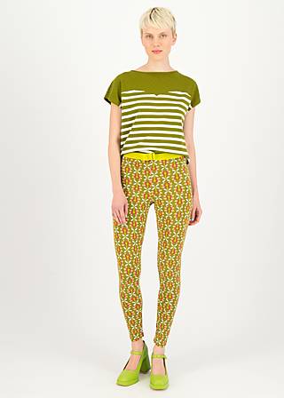 Thermo leggings Totally Thermo, spring has sprung, Leggings, Green