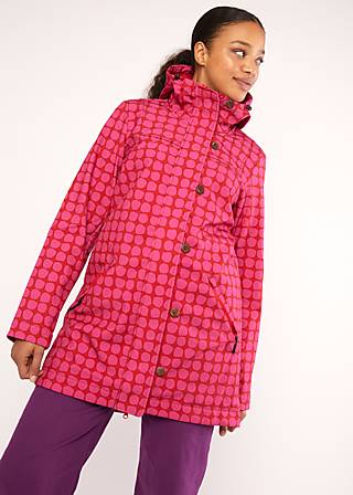 Soft Shell Jacket Wild Weather, potatoe stamp art, Jackets & Coats, Pink