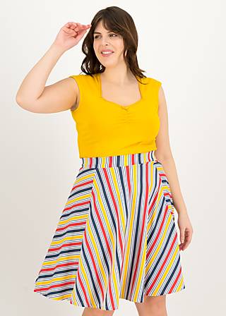 Sleeveless Top Let Romance Rule, mio sole, Shirts, Yellow