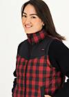 Gilet Cloud Stepper Vest, have a fable check, Jackets & Coats, Red