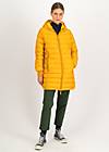 Quilted Jacket Luft und Liebe long, honey bunny liquid, Jackets & Coats, Yellow