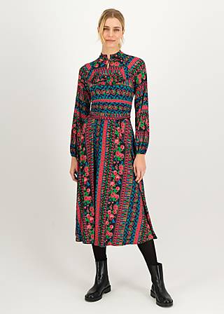 Midi Dress Moonstruck Meadow, a sweet smell, Dresses, Red