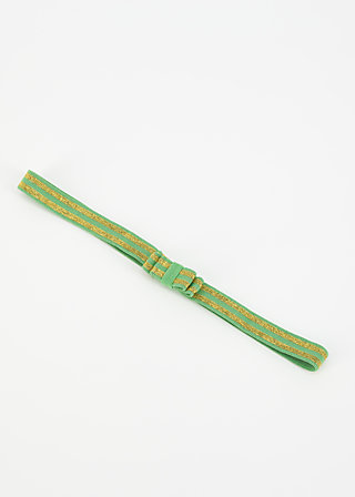 Waist belt glamour all day long, green glitter belt, Accessoires, Green