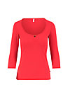logo 3/4 sleeve shirt, simply red, Shirts, Rot