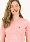 logo pully round neck 1/2arm, rose heart anchor , Cardigans & lightweight Jackets, Pink