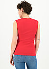 logo top romance uni, simply red, Shirts, Red