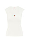 logo top romance uni, simply white, Shirts, White