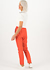 logo woven trousers, dusty red, Trousers, Red