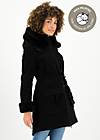Wintercoat trot the fox, vamp in velvet, Jackets & Coats, Black