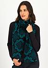 Knitted Scarf bohemian tales, carpet candy, Accessoires, Turquoise