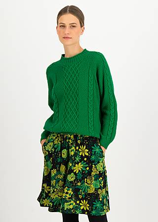 Jersey Skirt Delicious Rendez-vous, green planet, Skirts, Black