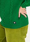 Strickpullover hurly burly Knit Knot, the future is green, Pullover & Sweatshirts, Grün