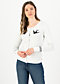 Cardigan lucky swallow, white swallow, Cardigans & lightweight Jackets, White