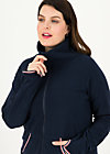 Fleecejacket extra layer hooded, uni blue, Jackets & Coats, Blue