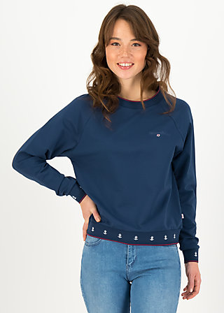 Sweatshirt fresh 'n' fruity, blue denim, Jumpers & Sweaters, Blue