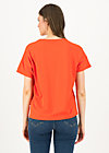T-Shirt logo flowgirl tee, morning red, Shirts, Red