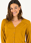 Bluse logo romance blouse, faded brown, Shirts, Braun
