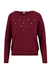 Knitted Jumper rosebud, romantic rumba red, Cardigans & lightweight Jackets, Red