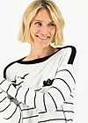 Knitted Jumper sea promenade, white classic, Jumpers & Sweaters, White