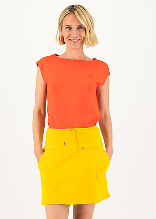 Mini Skirt sporty shorty, corn yellow, Skirts, Yellow