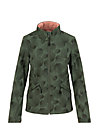 Soft Shell Jacket wanderlust turtle, whispering leaves, Jackets & Coats, Green