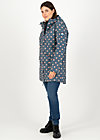 Soft Shell Jacket wild weather long anorak, apple turnover, Jackets & Coats, Blue
