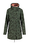 Softshelljacket wild weather long anorak, whispering leaves, Jackets & Coats, Green