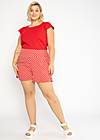 Shorts Full Bloom Petite, spirit of shanti, Trousers, Red