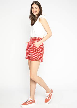Shorts Full Bloom Petite, spirit of shanti, Trousers, Red
