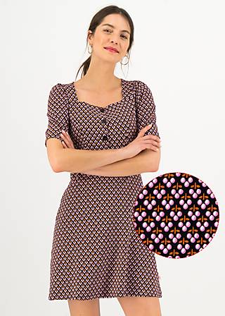 Summer Dress Hip to Be Square , bubble bee, Dresses, Black