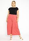 Culottes In Full Bloom, spirit of shanti, Trousers, Red
