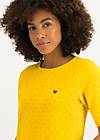 Strickpullover Pretty Preppy Crewneck, sunbeam gleam dots, Pullover & Sweatshirts, Gelb