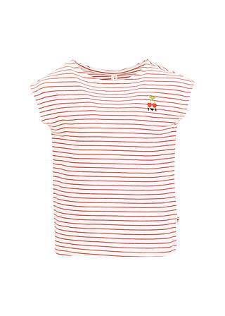 Kinder-Shirt ringelreih mit stickerei, picknick stripes, Shirts, Weiß