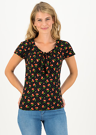 T-Shirt carmelita, cherry ladybug, Shirts, Schwarz