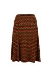 Winter Skirt daily poetry, ruby red, Skirts, Black