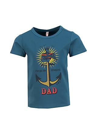Kids' Top strongest dad, blue night cha, Shirts, Blue