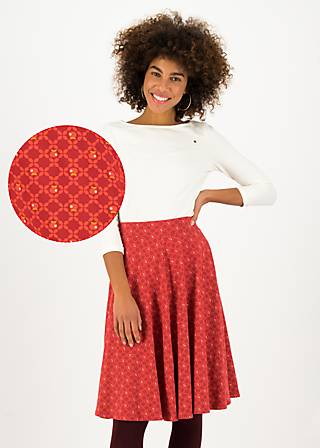 Circle Skirt wooden heart circular, sweet goldie, Skirts, Red