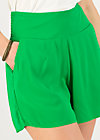 Shorts in full bloom, joyful green, Trousers, Green