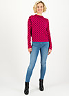 Knitted Jumper long turtle, pink shell, Jumpers & Sweaters, Pink