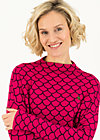 Knitted Jumper long turtle, pink shell, Jumpers & Sweaters, Pink