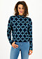 Knitted Jumper long turtle, frosty laurel, Jumpers & Sweaters, Blue