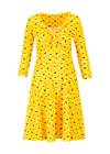 Summer Dress hot knot  3/4 arm, cherry picknick, Dresses, Yellow