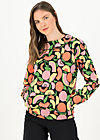 Sweatshirt how lovely, smoothie fruits, Jumpers & Sweaters, Black