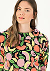 Sweatshirt how lovely, smoothie fruits, Jumpers & Sweaters, Black