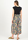 Culottes in fully bloom, pick the peachies, Trousers, Black
